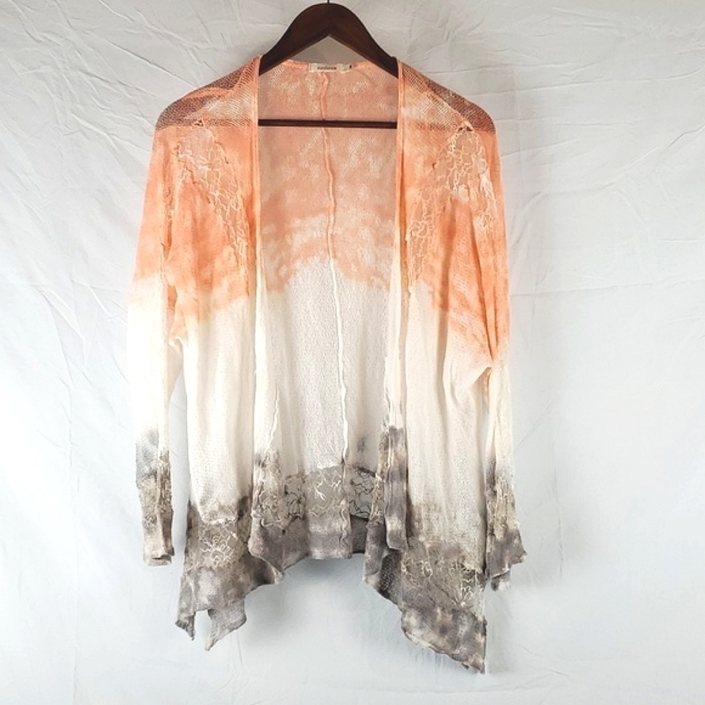 Sundance‎ Tie Dye Lightweight Lace Cardigan
